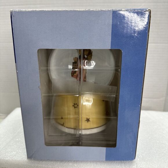 VTG Goebel M.J. Hummel Musical Snow Globe Angel Lantern Christmas Song #343 New - Picture 11 of 14